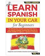 LEARN SPANISH IN YOUR CAR for Beginners