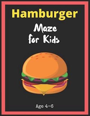 Hamburger Maze For Kids Age 4-6