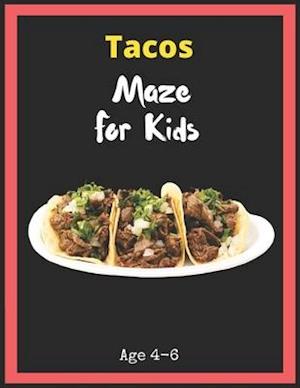 Tacos Maze For Kids Age 4-6