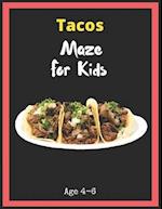 Tacos Maze For Kids Age 4-6