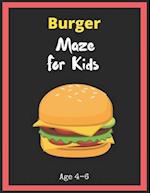 Burger Maze For Kids Age 4-6