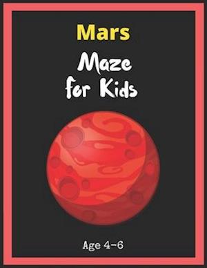 Mars Maze For Kids Age 4-6