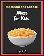 Macaroni and Cheese Maze For Kids Age 4-6