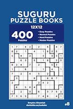 Suguru Puzzle Books - 400 Easy to Master Puzzles 12x12 (Volume 8)