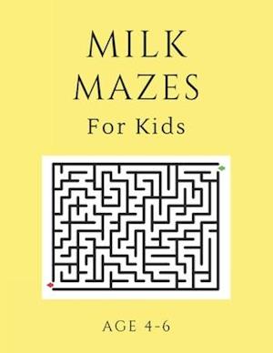 Milk Mazes For Kids Age 4-6