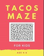 Tacos Maze For Kids Age 4-6