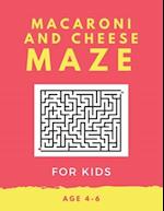 Macaroni and Cheese Maze For Kids Age 4-6