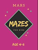 Mars Mazes For Kids Age 4-6