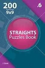 Straights - 200 Hard Puzzles 9x9 (Volume 6)