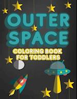 Outer Space Coloring Book For Toddlers