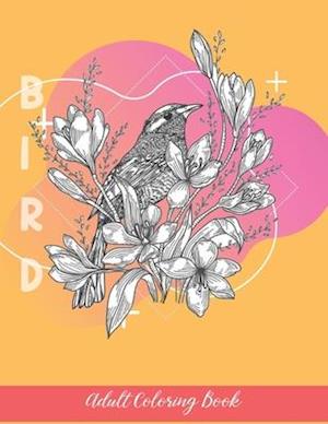 Bird Adult Coloring Book