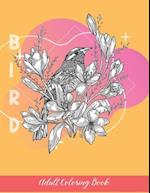 Bird Adult Coloring Book