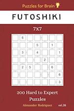 Puzzles for Brain - Futoshiki 200 Hard to Expert Puzzles 7x7 vol.26