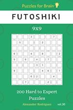 Puzzles for Brain - Futoshiki 200 Hard to Expert Puzzles 9x9 vol.30