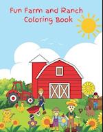 Fun Farm and Ranch Coloring Book
