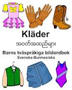 Svenska-Burmesiska Kläder Barns tvåspråkiga bildordbok