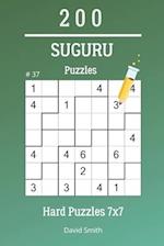 Suguru Puzzles - 200 Hard Puzzles 7x7 vol.37