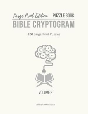 Large Print Edition Puzzle Book 2 Bible Cryptogram