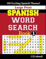 Large Print SPANISH WORD SEARCH Book;1