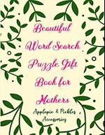 Beautiful Word Search Puzzle Gift Book for Mothers