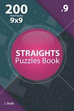 Straights - 200 Hard Puzzles 9x9 (Volume 9)