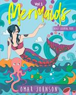 Mermaids Adult Coloring Book Vol 1