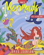 Mermaids Adult Coloring Book Vol 2