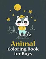 Animal Coloring Book for Boys