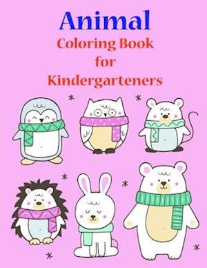 Animal Coloring Book for Kindergarteners