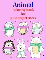 Animal Coloring Book for Kindergarteners