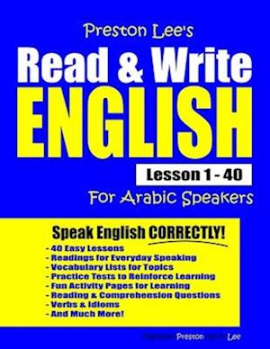 Preston Lee's Read & Write English Lesson 1 - 40 For Arabic Speakers