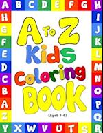 A to Z Kids Coloring Book! Uppercase Letters and Lowercase Letters Coloring Fun