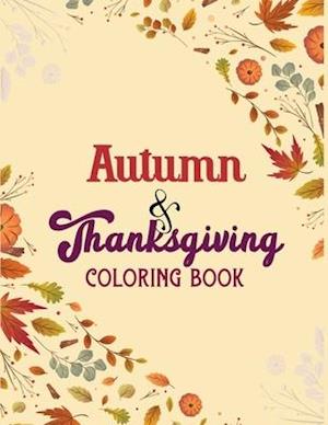 Autumn & Thanksgiving Coloring Book