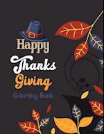 Happy Thanks Giving Coloring Book