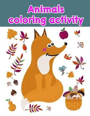 Animals coloring activity