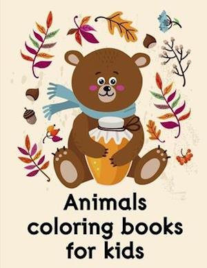 Animals coloring books for kids