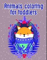 Animals coloring for toddlers