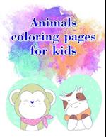 Animals coloring pages for kids
