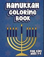 Hanukkah Coloring Book For Kids Ages 1-5