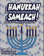 Hanukkah Sameach! Coloring Book For Kids Ages 1-4
