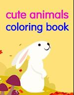 cute animals coloring book