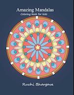 Amazing Mandalas-Coloring book for kids