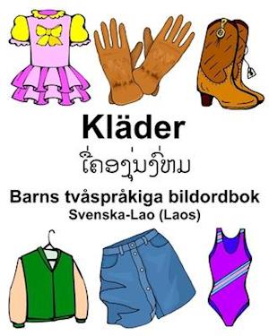 Svenska-Lao (Laos) Kläder Barns tvåspråkiga bildordbok