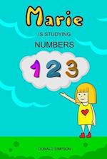 Marie Is Studying Numbers: Educational Book For Kids, Numbers 1-30 (Book For Kids 2-6 Years) 