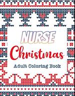 Nurse Christmas - Adult Coloring Book