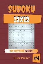 Sudoku 12x12 - 200 Very Hard Puzzles vol.4