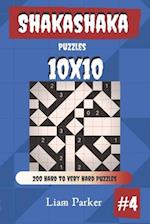 Shakashaka Puzzles - 200 Hard to Very Hard Puzzles 10x10 vol.4