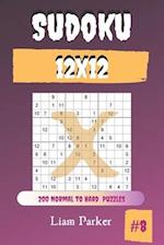 Sudoku X 12x12 - 200 Normal to Hard Puzzles vol.8