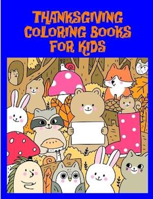 Thanksgiving Coloring Books for Kids