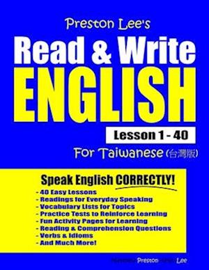 Preston Lee's Read & Write English Lesson 1 - 40 For Taiwanese